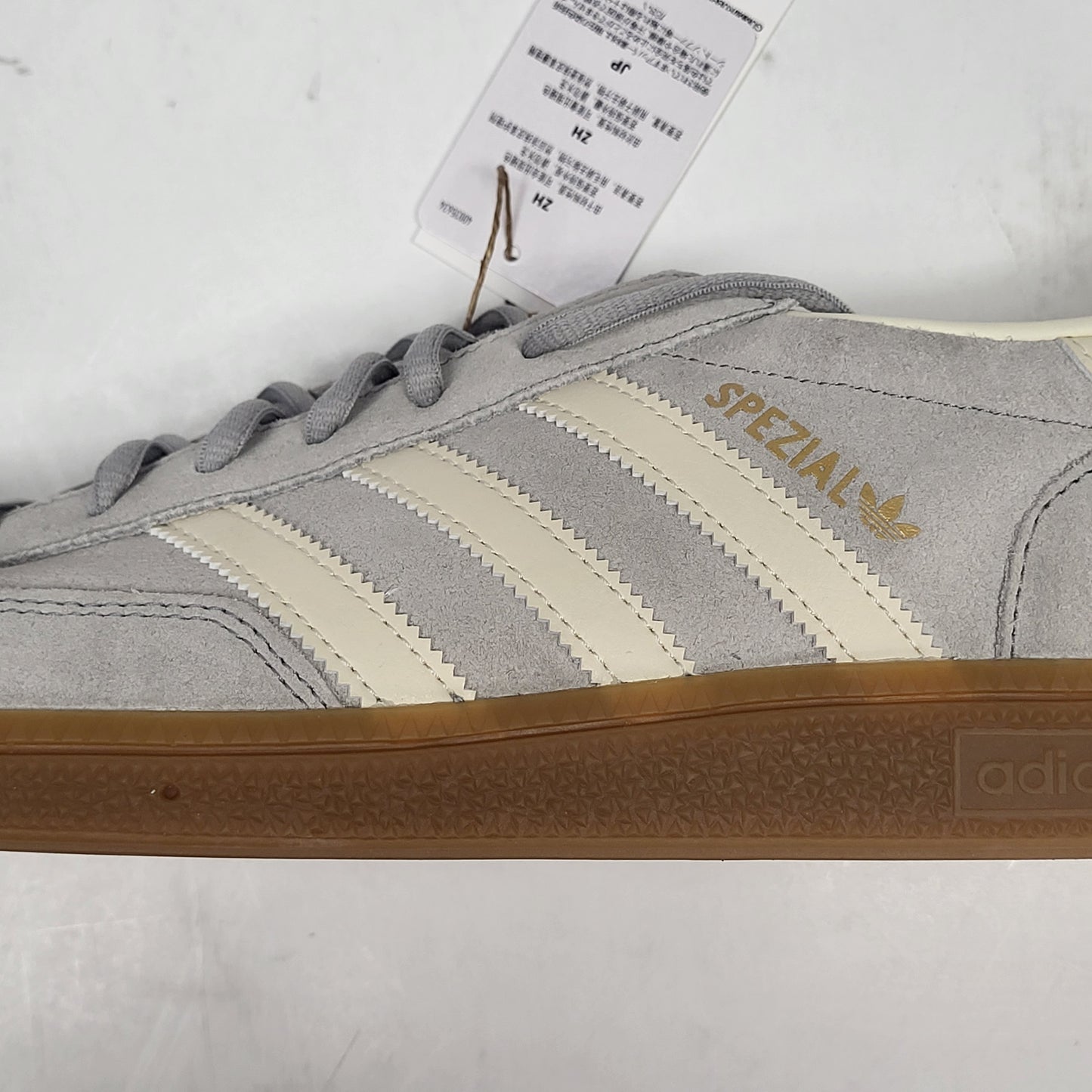 ADIDAS Handball Speziel Originals Sz 14 Grey Two/ Cream White IF7086 (As - Is)