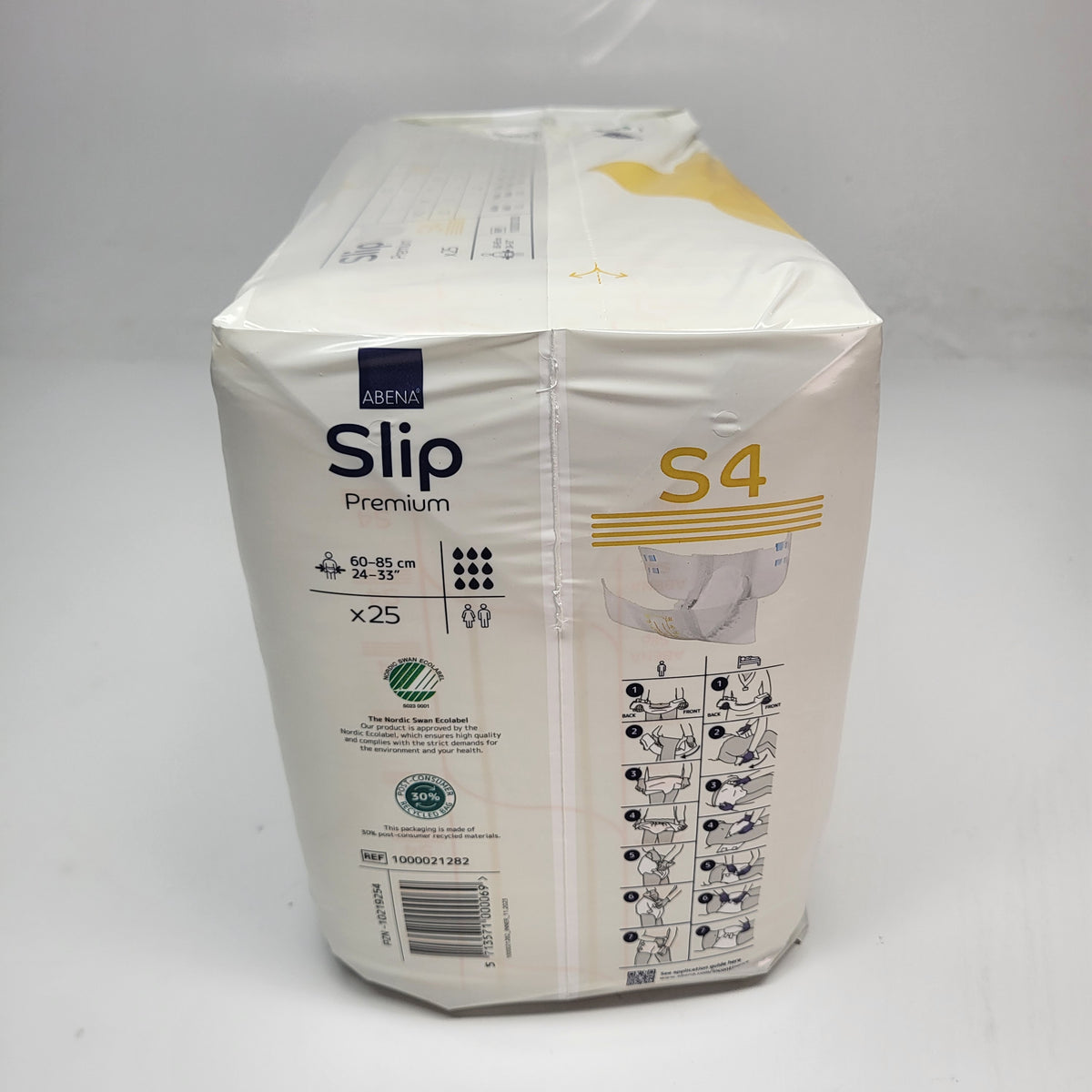 ABENA Slip Premium Level 4 Unisex Adult Diapers (25 Each) Small