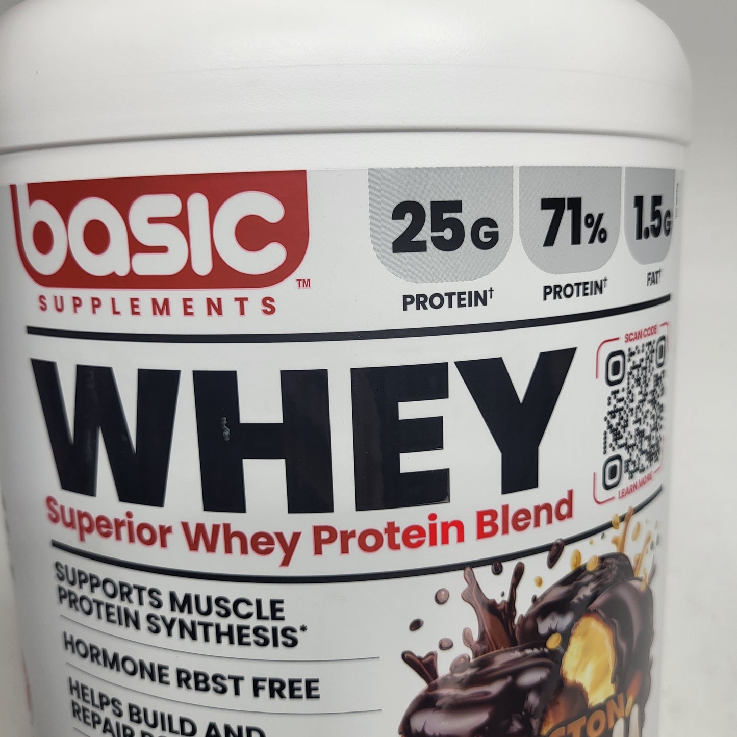 BASIC Basic Whey Protein Blend Muscle Building Boston Donut 5lbs BB 12/27