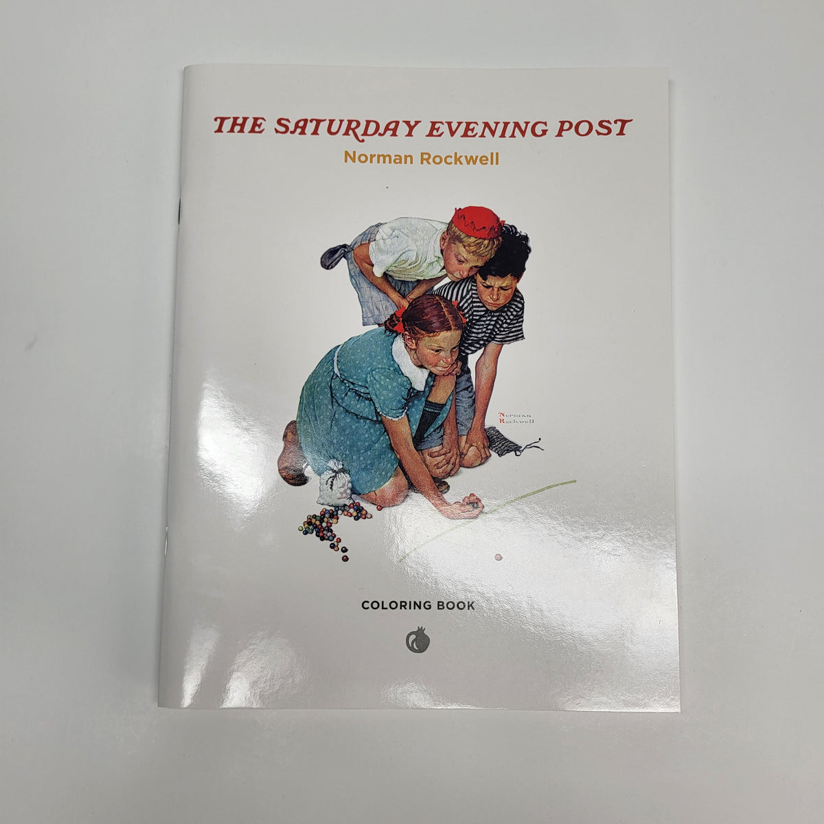 ZA@ POMEGRANATE (3 PACK) The Saturday Evening Post Coloring Book Soft Cover Book