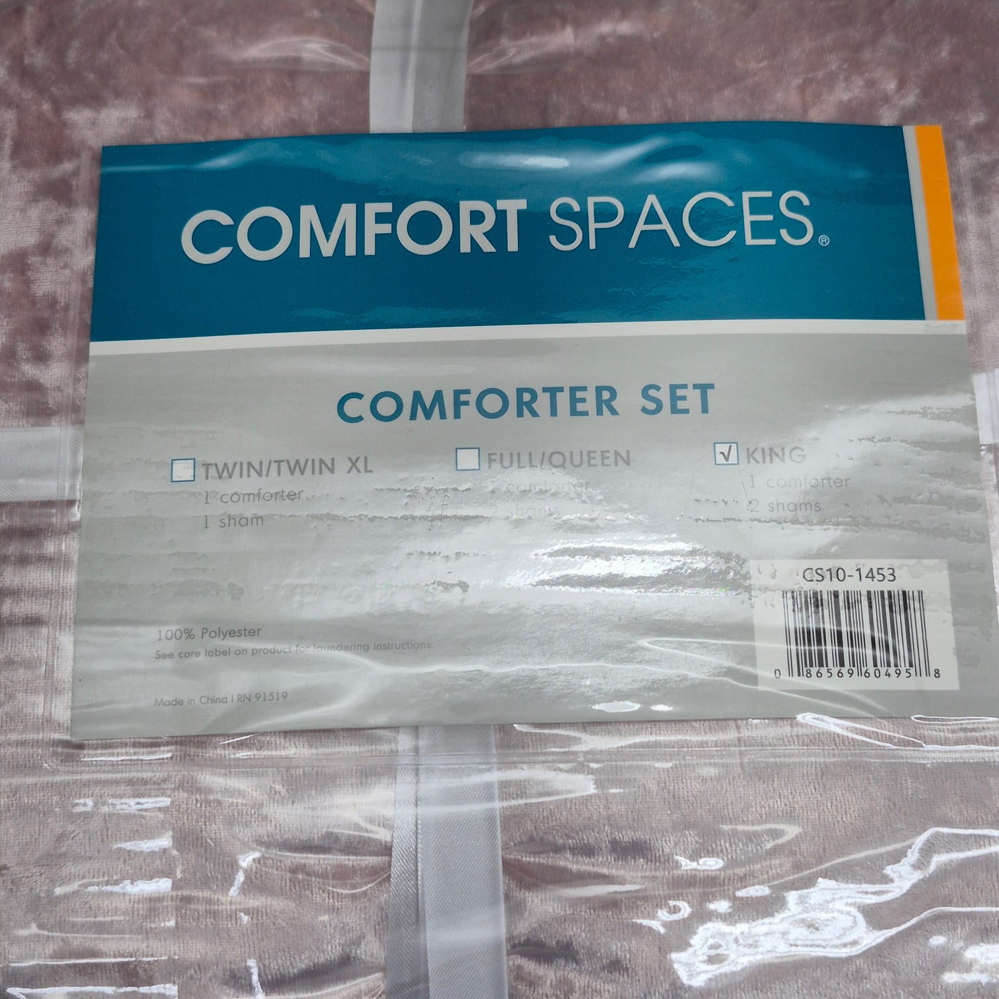 COMFORT SPACES Comforter Set king Juliette CS10-1453