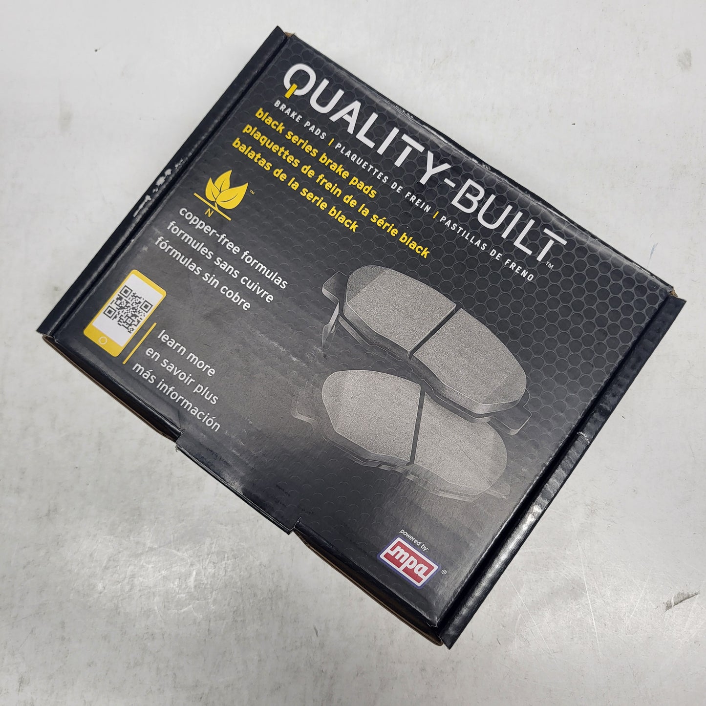 QUALITY-BUILT Ceramic Disc Brake Pad Set Black Front 1003-1001C
