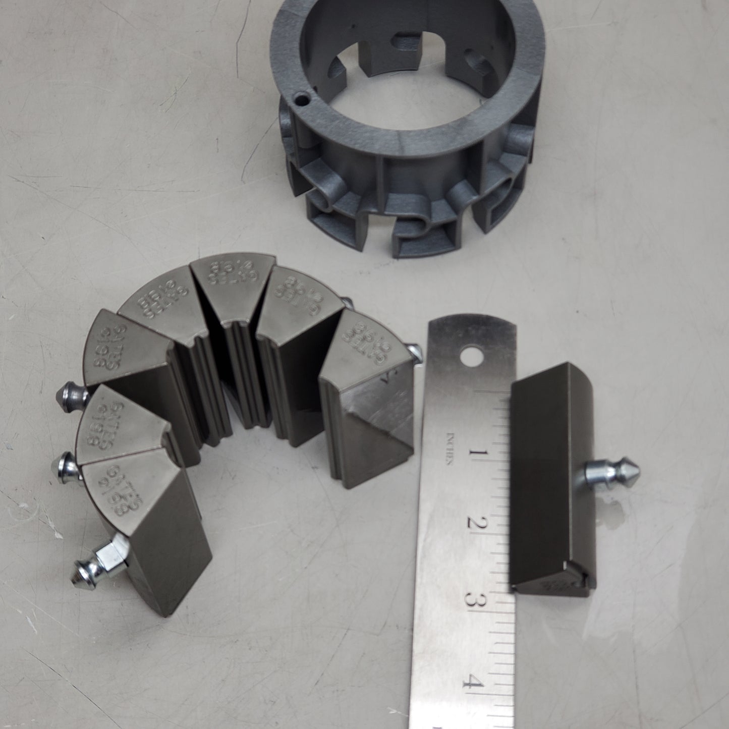 GATES Uniflex Hydraulik Gmbh Mcx Die Set 239 D22 19.8 7482-19925 for Hose Crimper Type Mcx25, Mcx30 and Mcx50