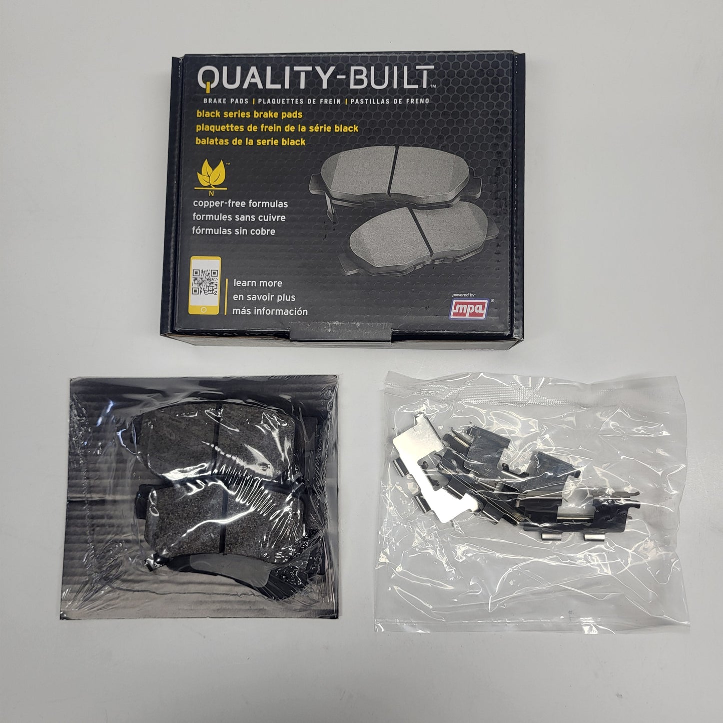 QUALITY-BUILT Ceramic Disc Brake Pad Set Black Rear 1003-0813C