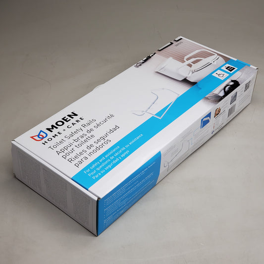 MOEN Home Care Toilet Safety Bar Rails White DN7015