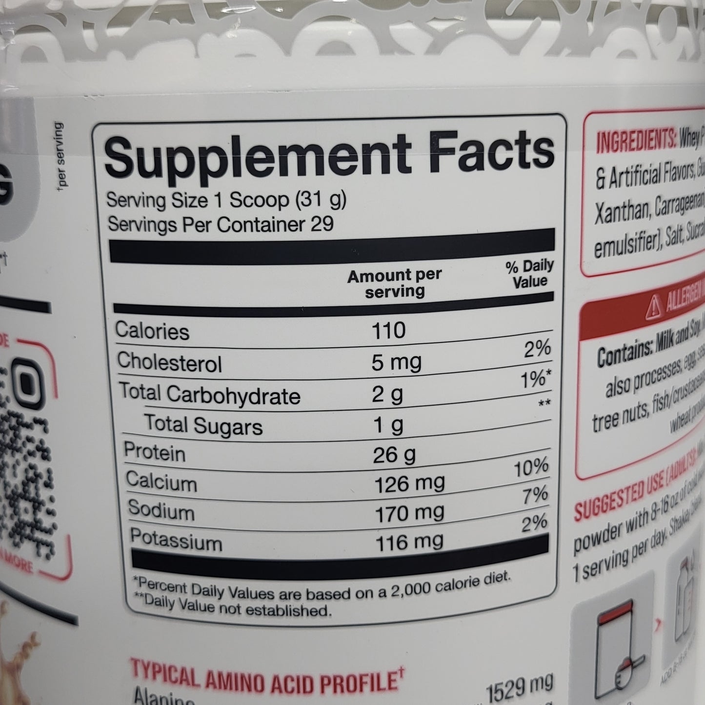 BASIC Basic Whey Isolate Protein Salted Caramel Cold Brew 2lbs BB 12/27
