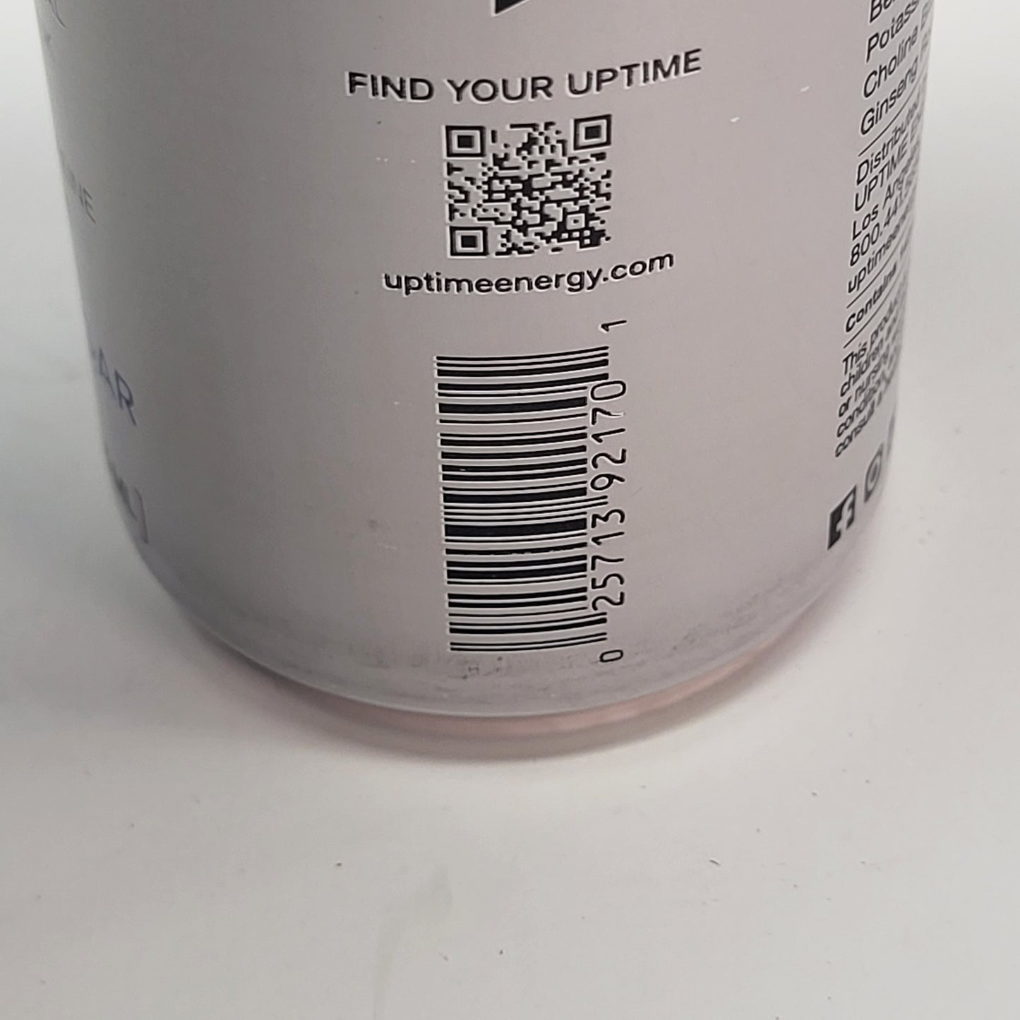 ZA@ UPTIME ENERGY DRINK Tropical Variety Zero Sugar Zero Sugar 12 oz BB 05/27