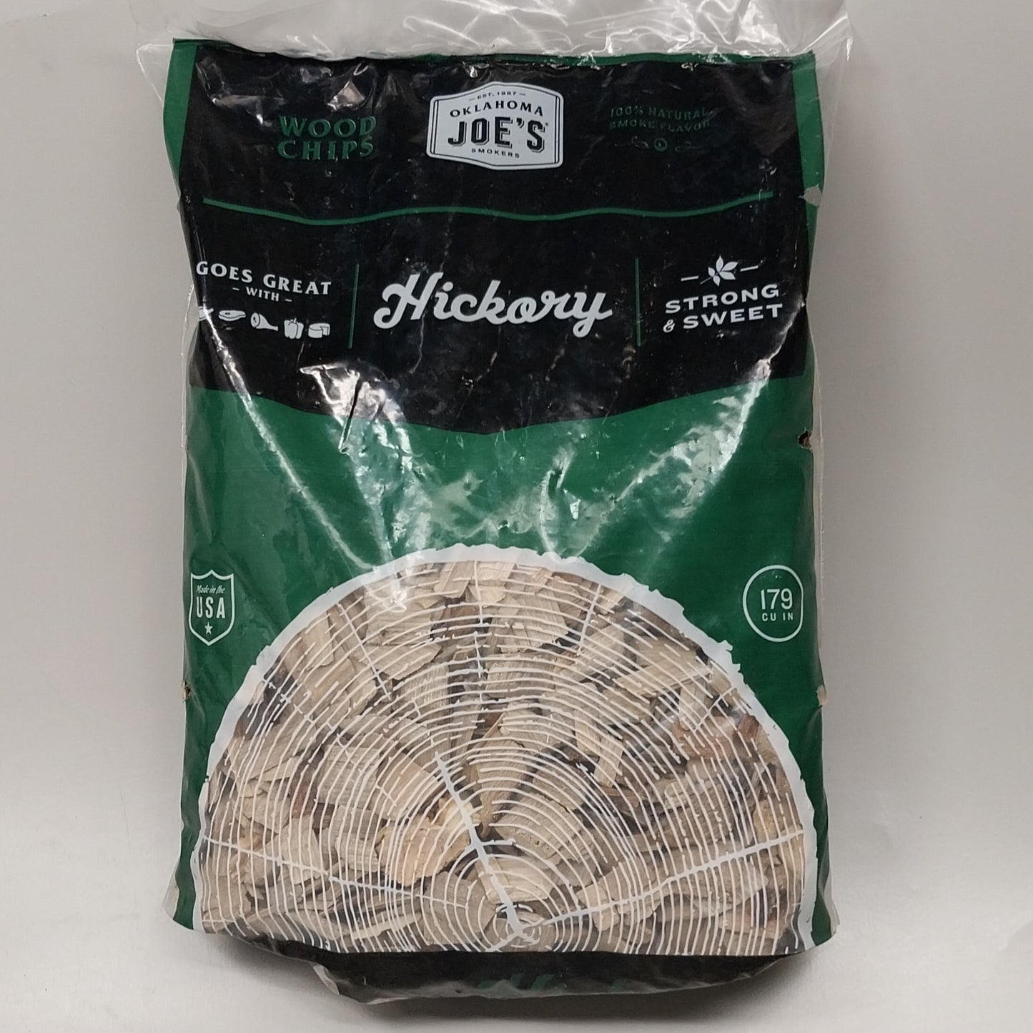 OKLAHOMA JOE'S Wood Chips Hickory Bag 179 Cu In/2 Lbs 17.125938 (New)