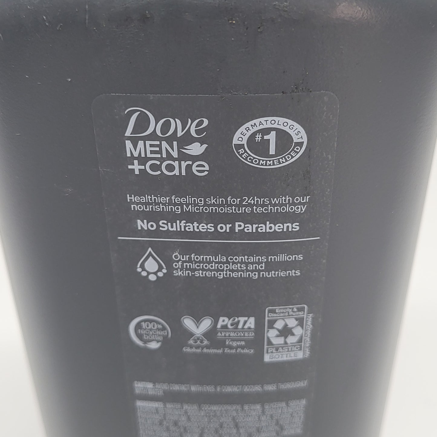 ZA@ DOVE (4 PACK) Men + Care Hydrating Clean Comfort Body + Face Wash (As Is)