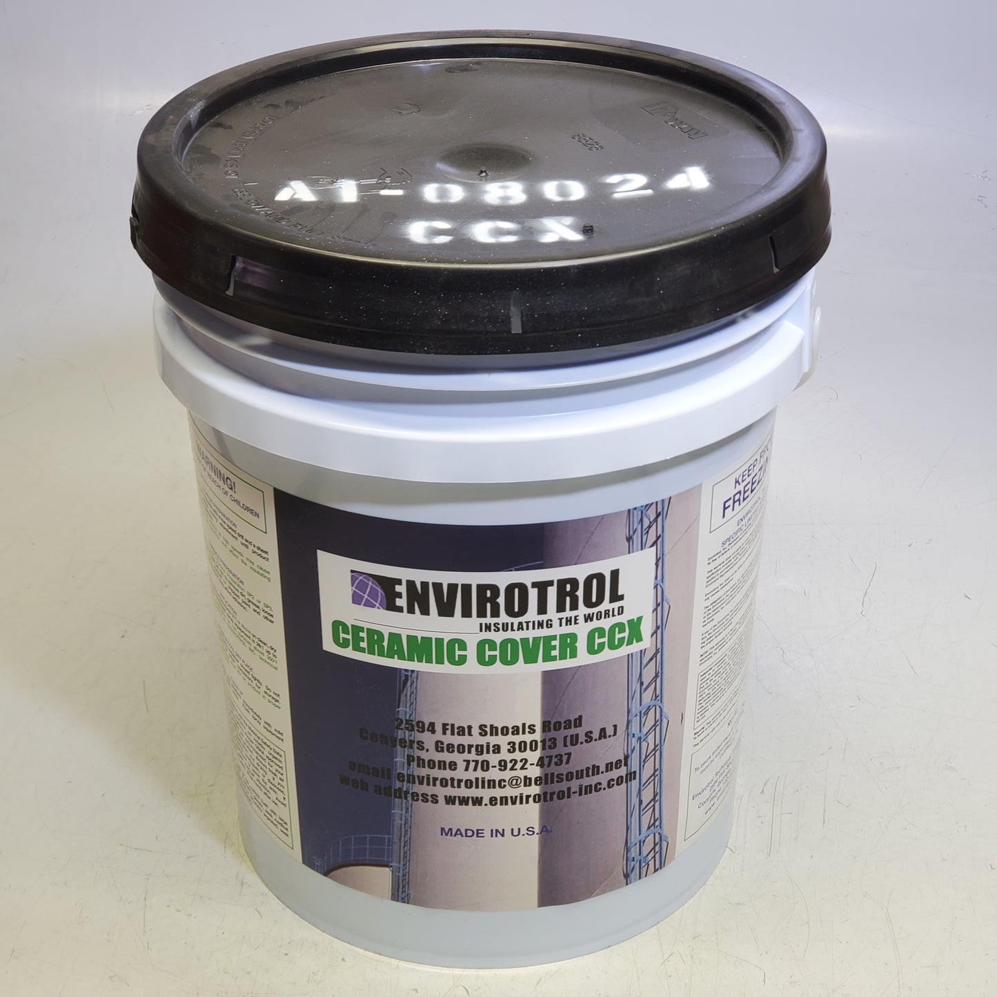 ENVIROTROL Ceramic Cover Insulation Corrosion Coating 5 Gal Bucket CC-SYSTEMS100 A1-08024