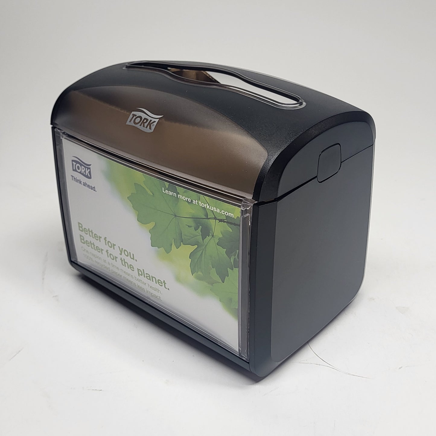 TORK (4 PACK) Tabletop Napkin Dispenser Message Holder Black