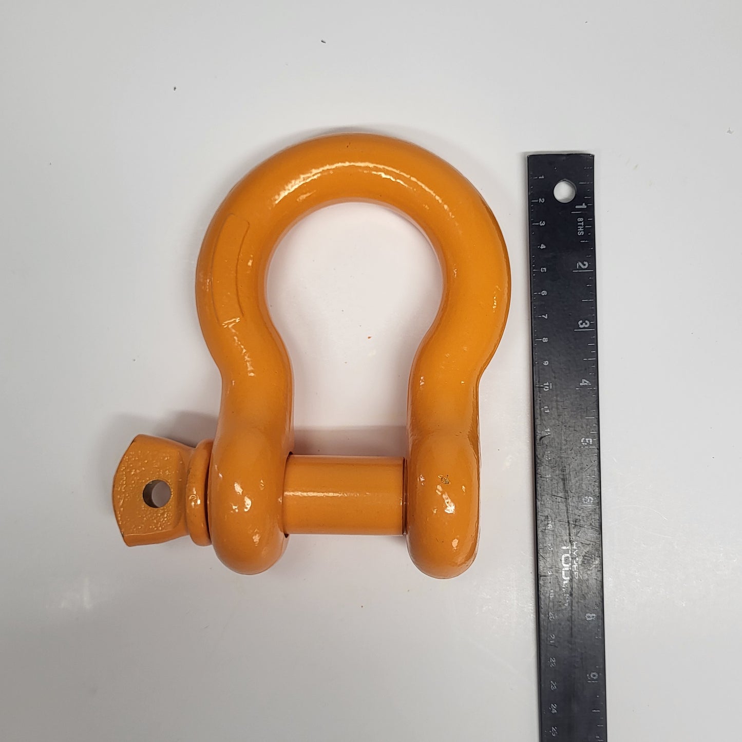 ALLOY (2 PACK) Screw Pin Anchor Shackles Phosphorus Sulfur Steel 7/16" Orange