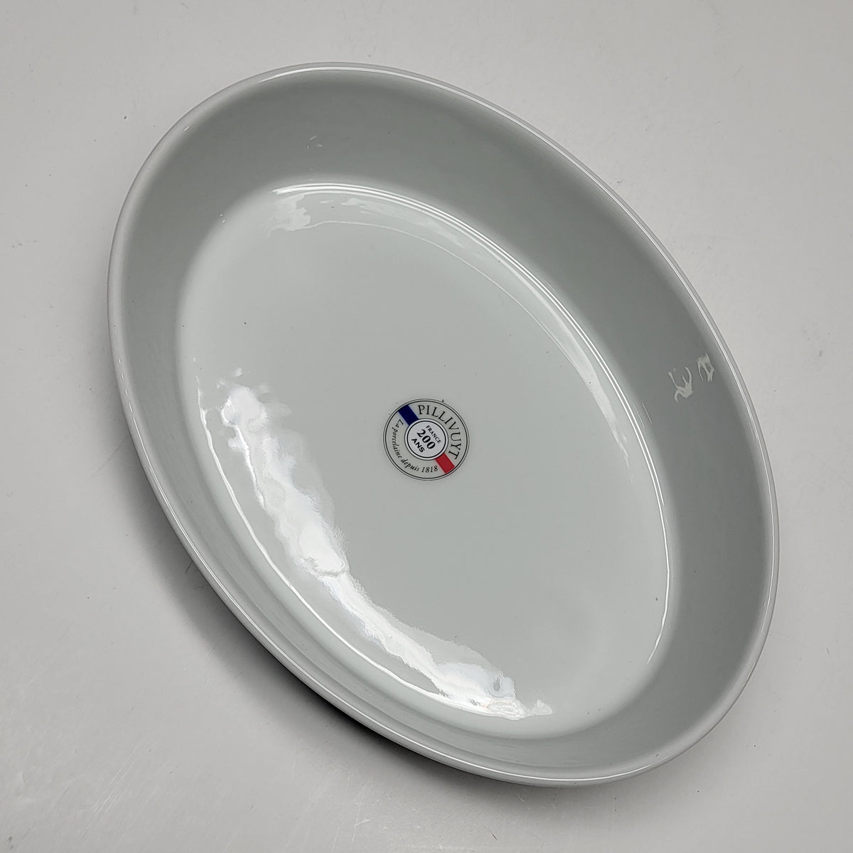 PILLIVYUT Deep Oval Baker Medium Porcelain Kitchenware 10.25"x7"x2" 240526BL