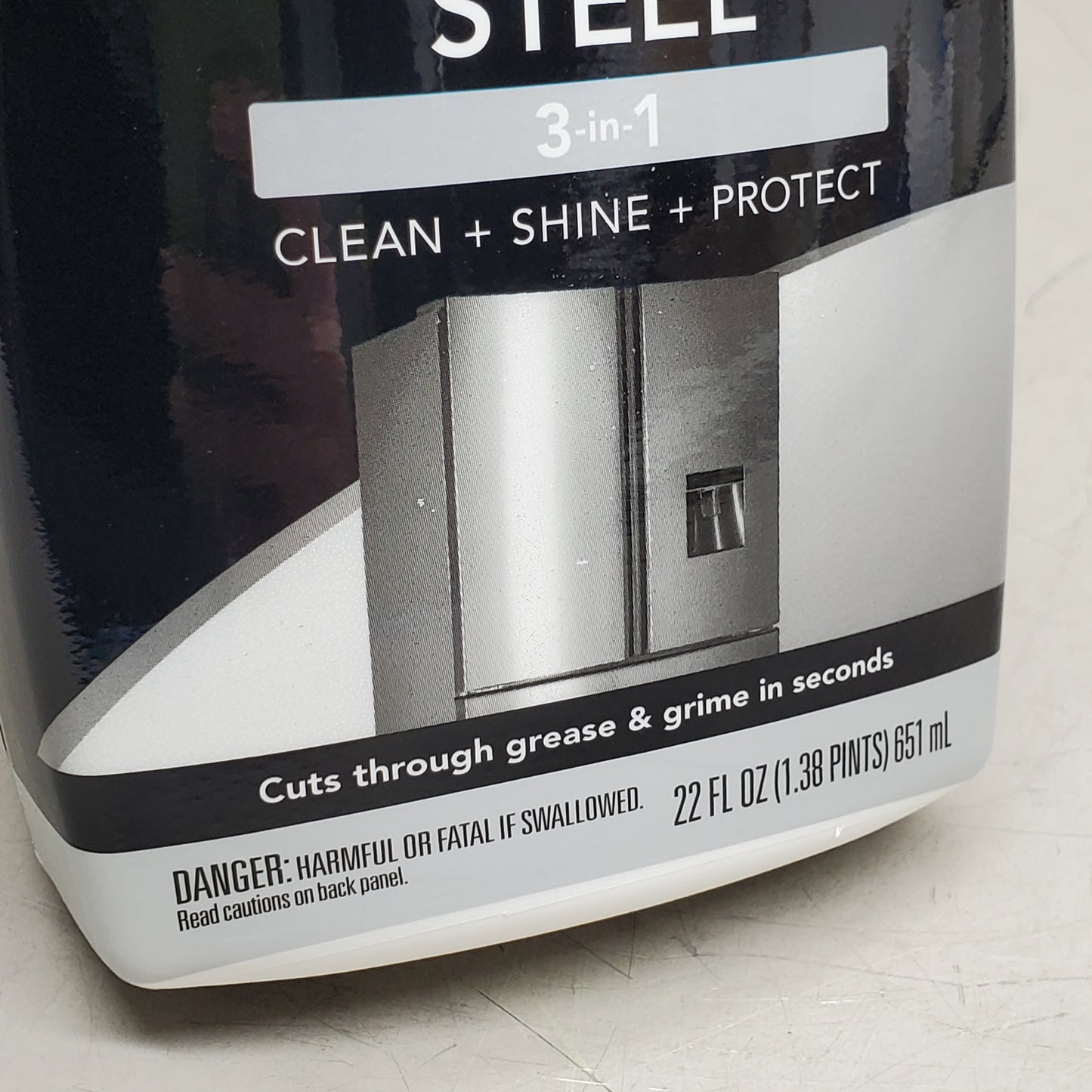 WEIMAN (2 Pack) Stainless Steel 3 in 1 Clean Shine Protect Cleaner 22 fl oz 108A-86154A-0125
