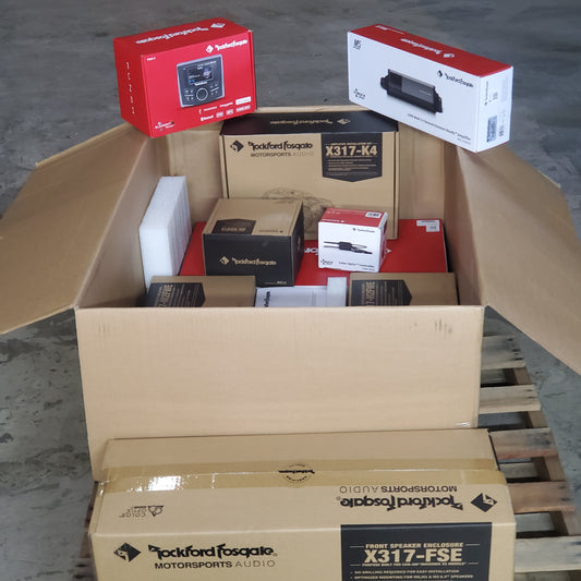 ROCKFORD FOSGATE Stage 6 Audio Kit for Select 17+ Can-Am Maverick X3 X317-STG6