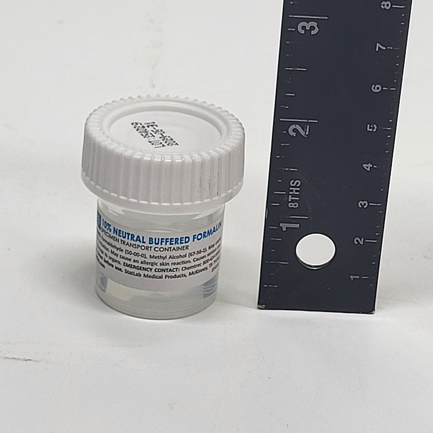 STATLAB (96 PACK) 10% Neutral Buffered Formalin Specimen Containers 0.6 oz