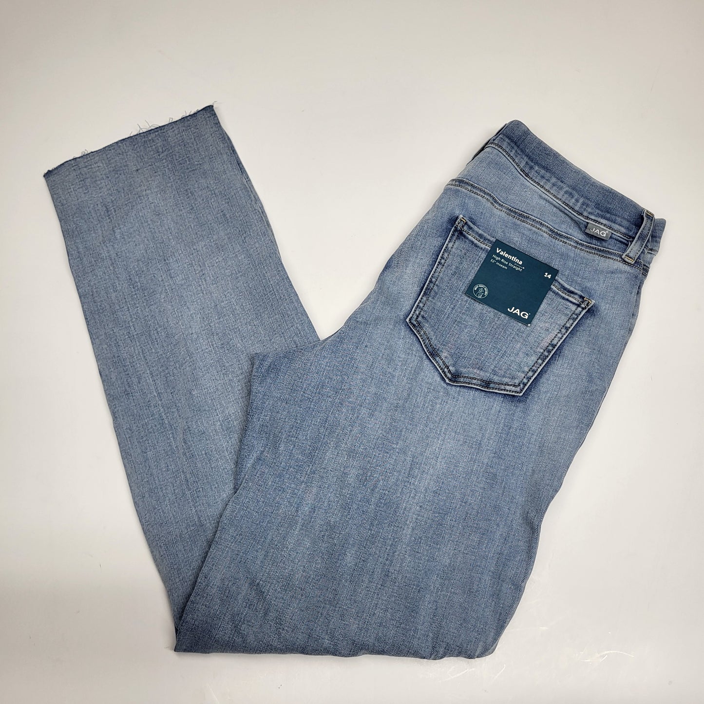 JAG Valentina High Rise Straight Sustainable Denim  Womens Sz 14 Hollywood