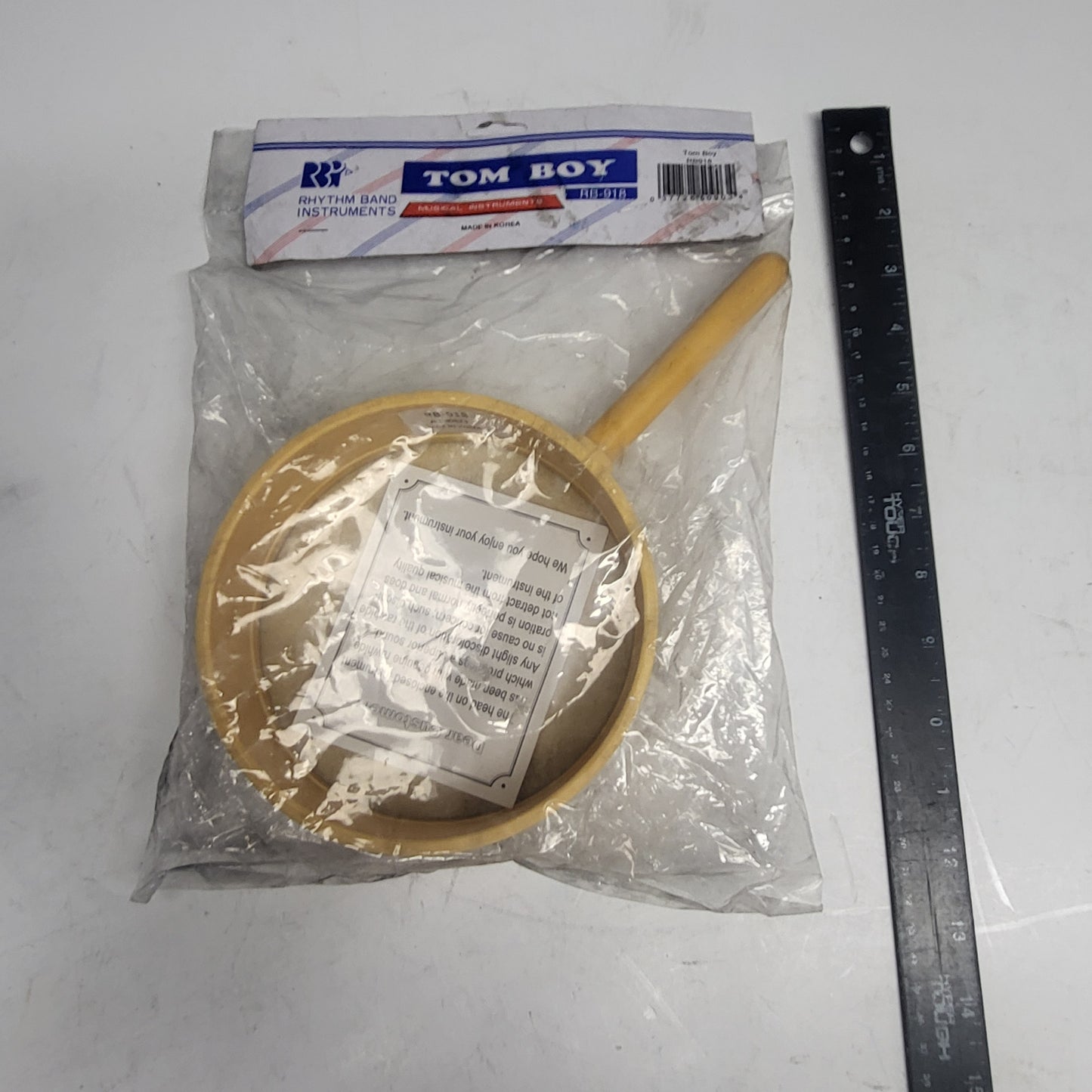 ZA@ RHYTHM BAND INSTRUMENTS Tom Boy Hand Drum with Mallet