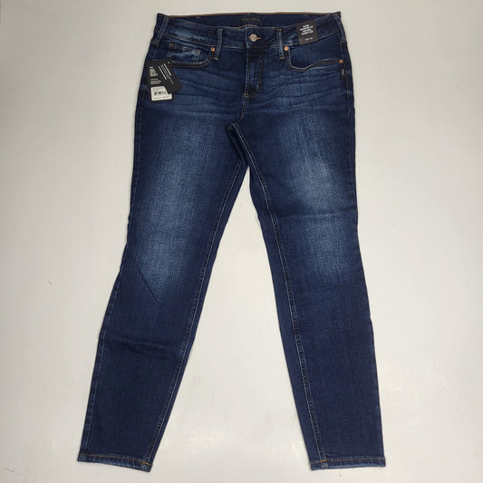 SILVER JEANS CO. Elyse Mid Rise Skinny Leg Sz 33/29 Indigo L03116EAD328