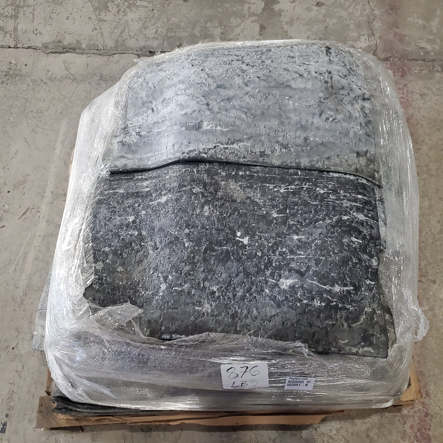 DYNA MIX (Pallet of) Raw Natural Rubber Compound Sheets / Chunks 876 lbs Black