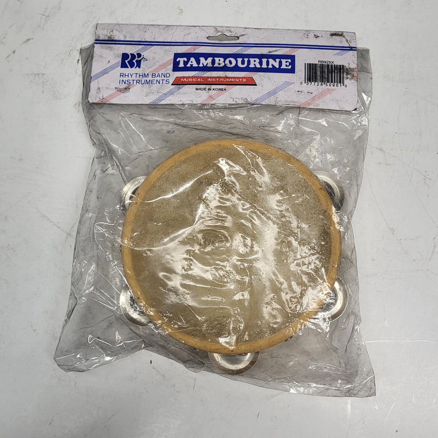 ZA@ RHYTHM BAND INSTRUMENTS (2 PACK) Tambourine Genuine Rawhide