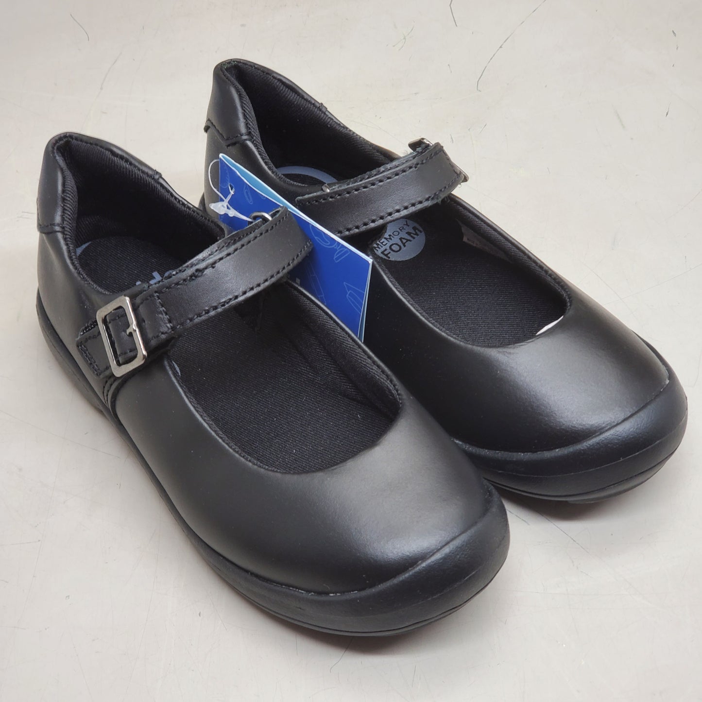 STRIDE RITE Ainsley Mary Jane Shoes Youth Girls SZ 1M Black CG008401
