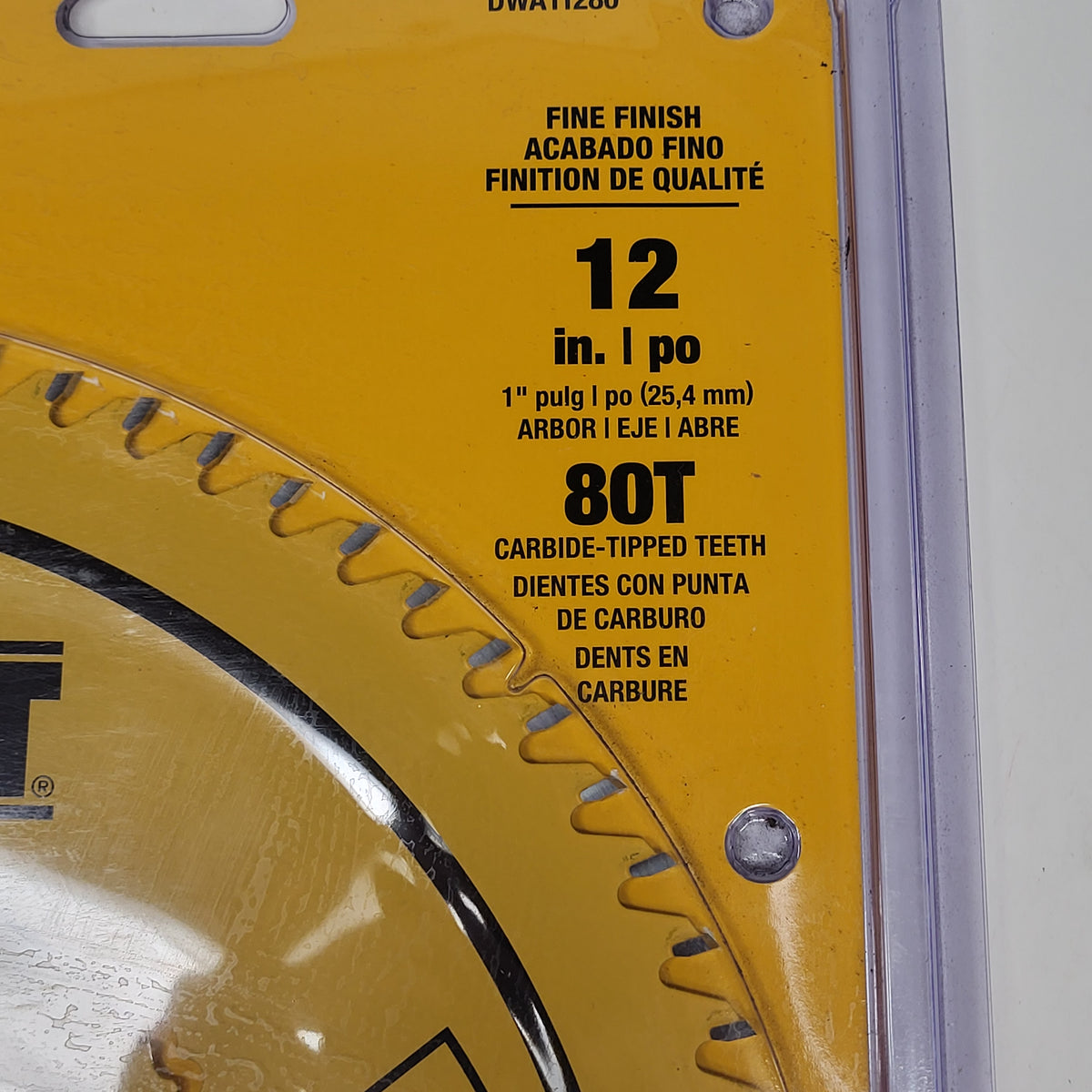 DEWALT (3 PACK) Circular Saw Blade Fine Finish Wood Cutting 80t 12"  DWA11280