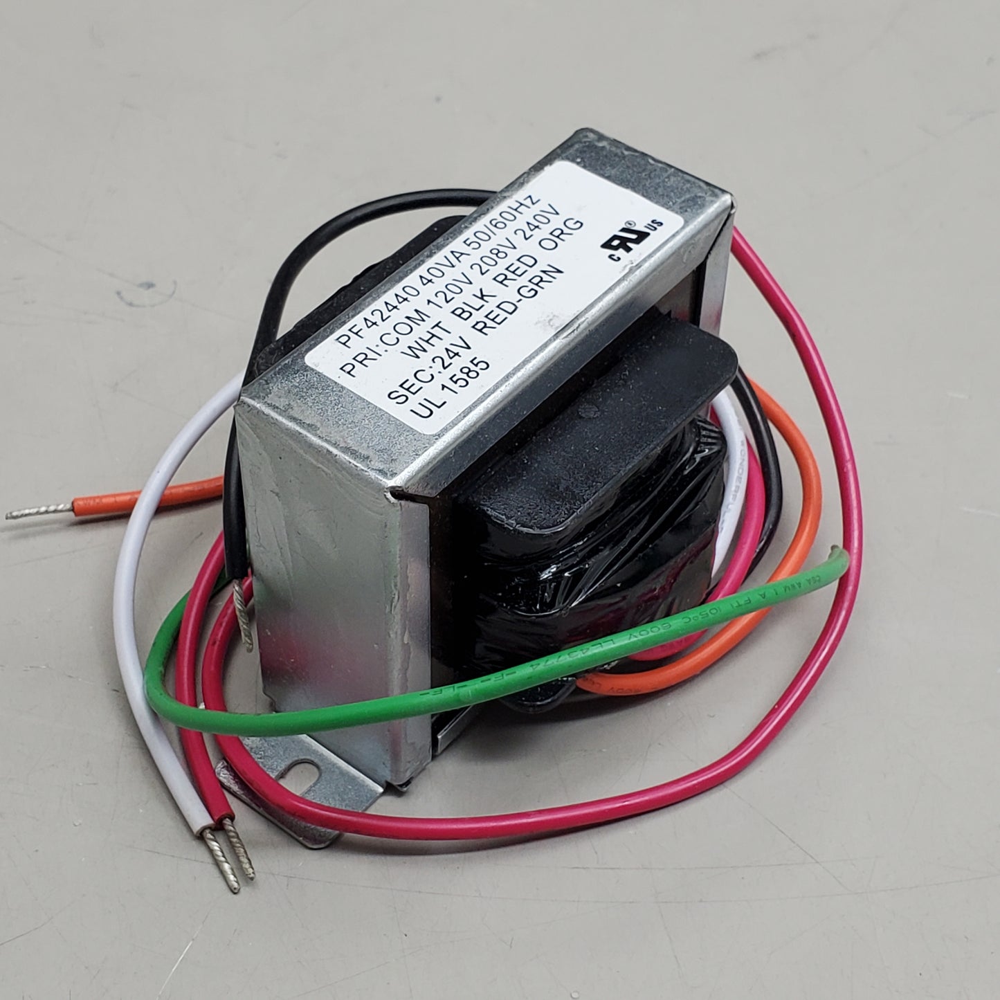 PACKARD Foot Mount Transformer Primary 120/208/240V Secondary 24 Volts PF42440