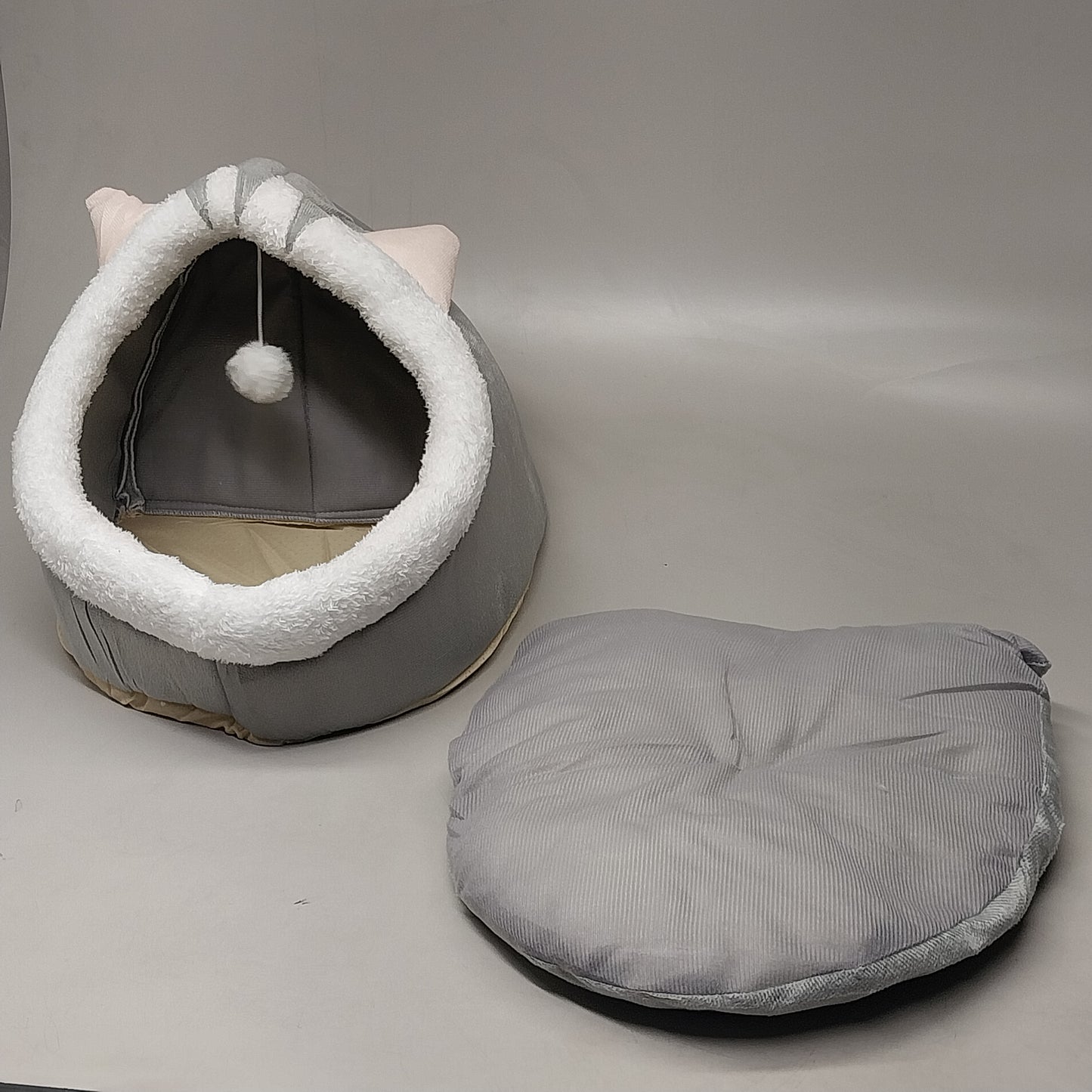 PET BED Cat Bed Semi-Enclosed Removable/Washable 12"