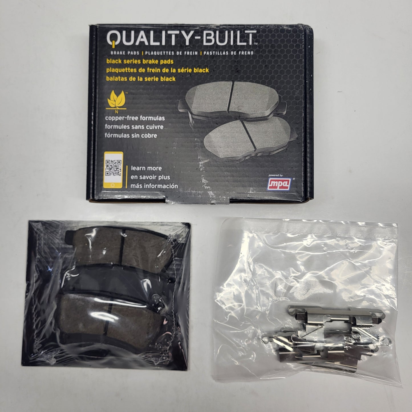 QUALITY-BUILT Ceramic Disc Brake Pad Set Black Rear 1003-1100C