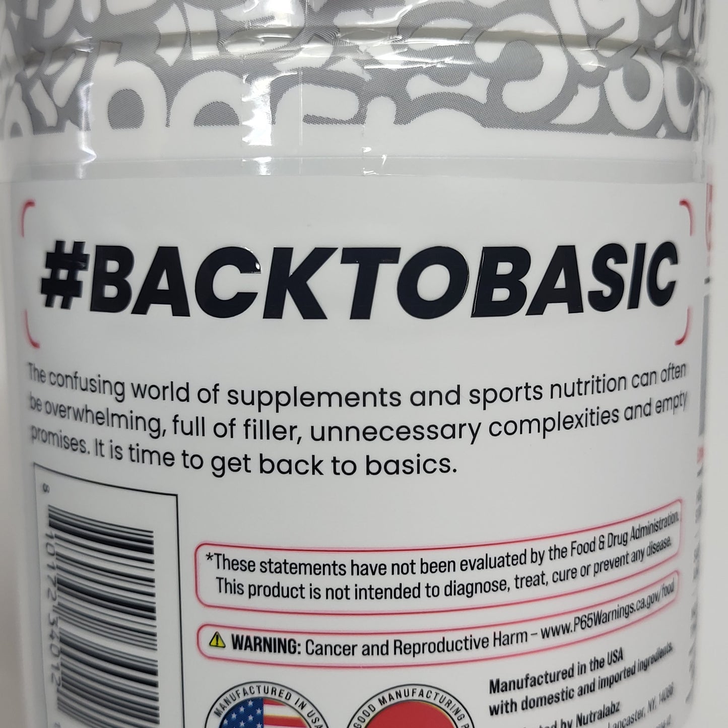BASIC Creatine Monohydrate Increase Muscle Mass Miami Vice 8.5oz BB 01/27
