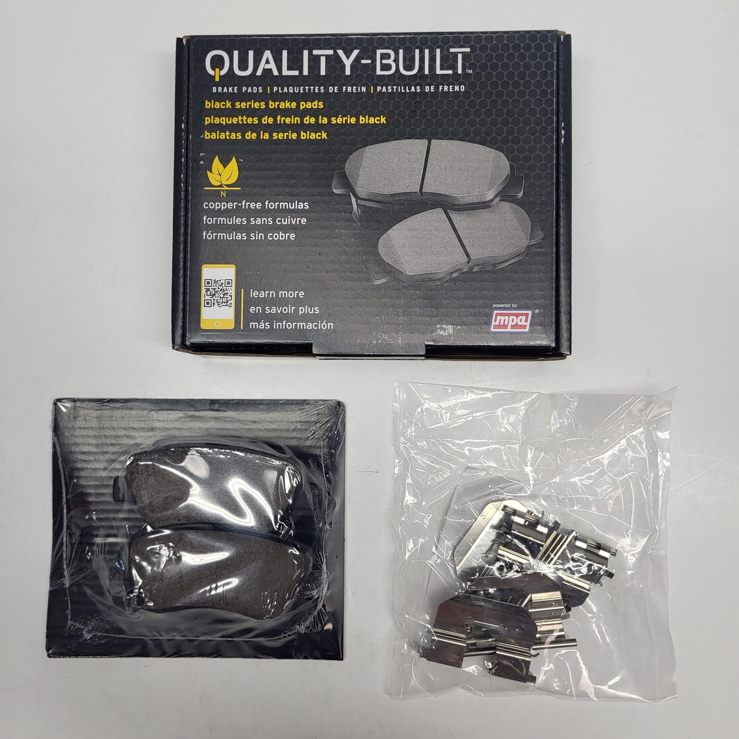 QUALITY-BUILT Ceramic Disc Brake Pad Set Black Rear 1003-1313C