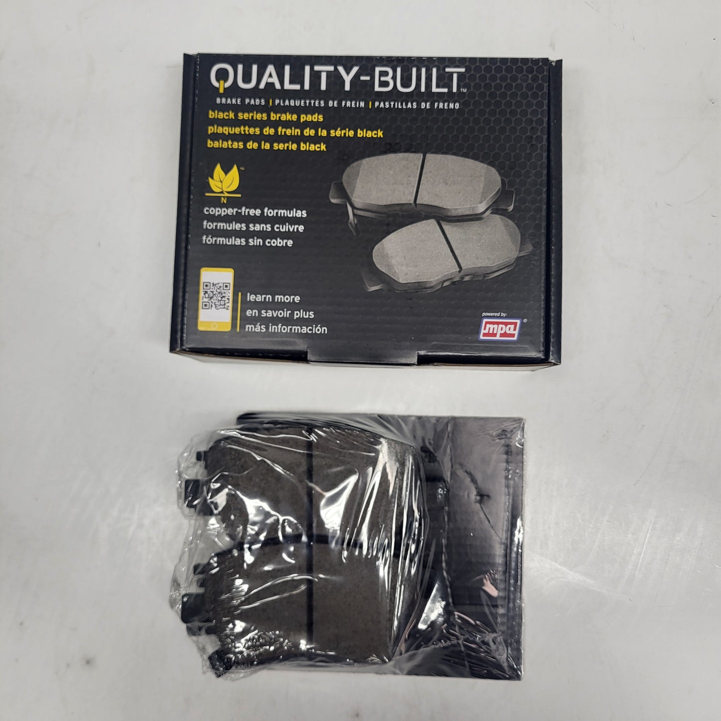QUALITY-BUILT Ceramic Disc Brake Pad Set Black Front 1003-1844C