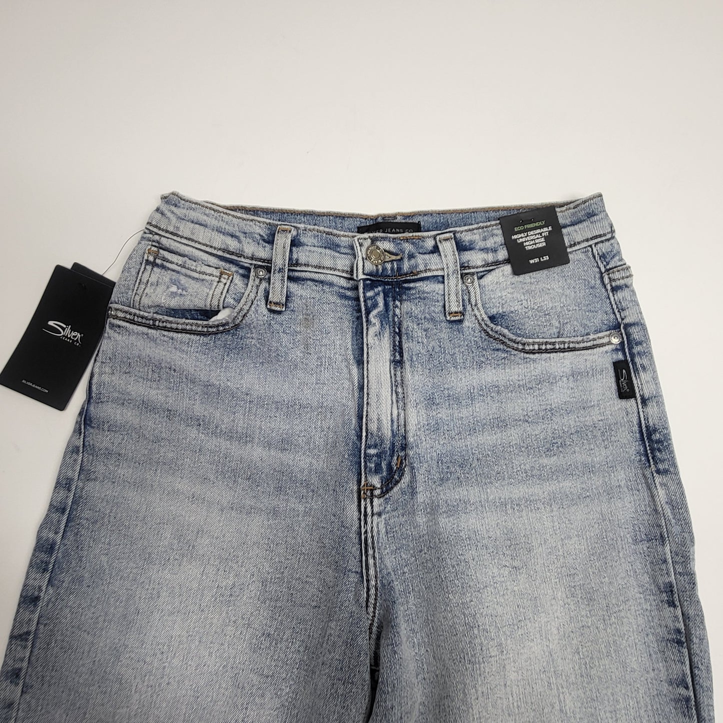 SILVER JEANS CO. Highly Desirable Trouser Eco Friendly Sz 31/33 Indigo