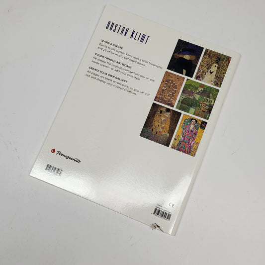 ZA@ POMEGRANATE Gustav Klimt Coloring Book Soft Cover 22 Images