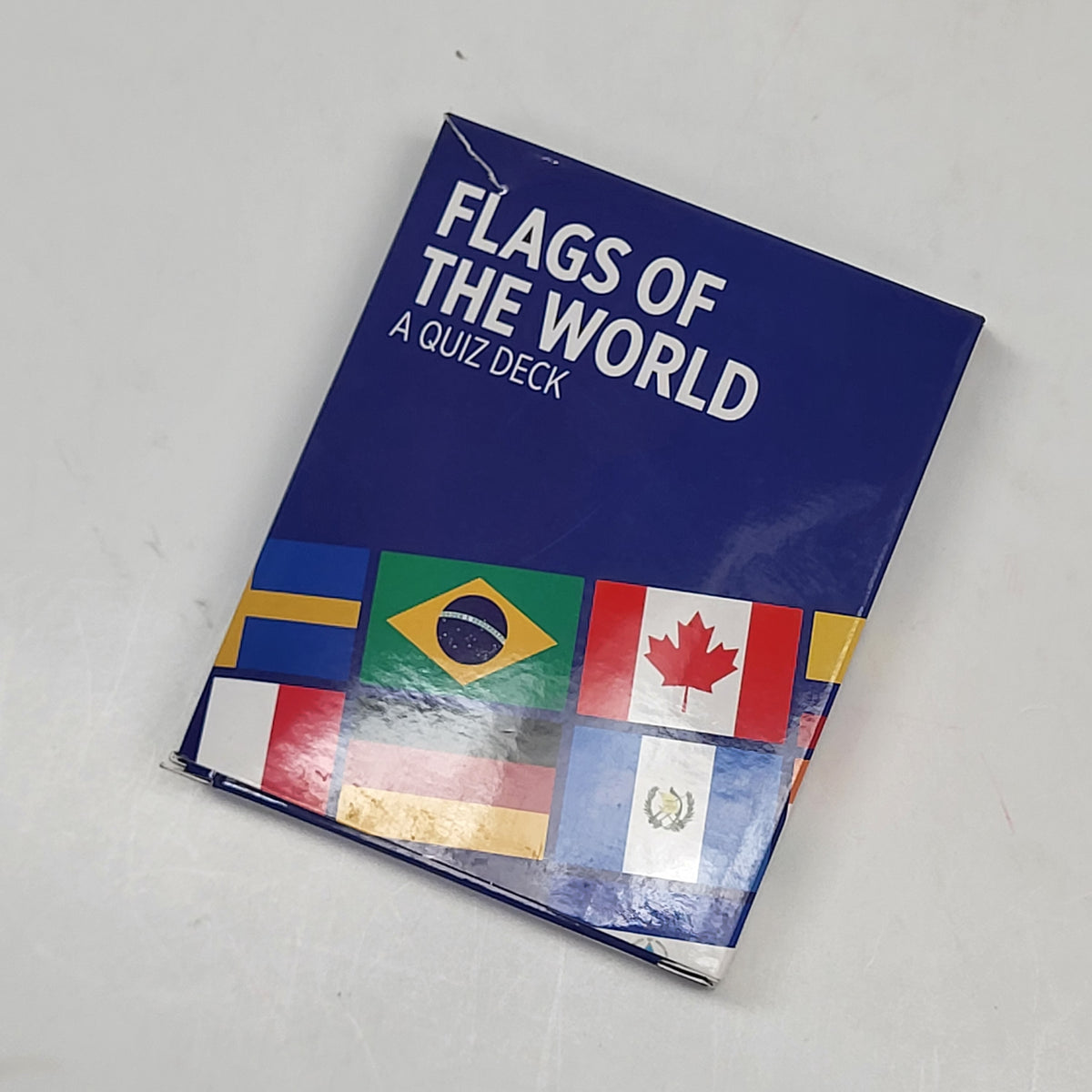 ZA@ POMEGRANATE Flags of the World: a Knowledge Quiz Deck of Cards (As Is)