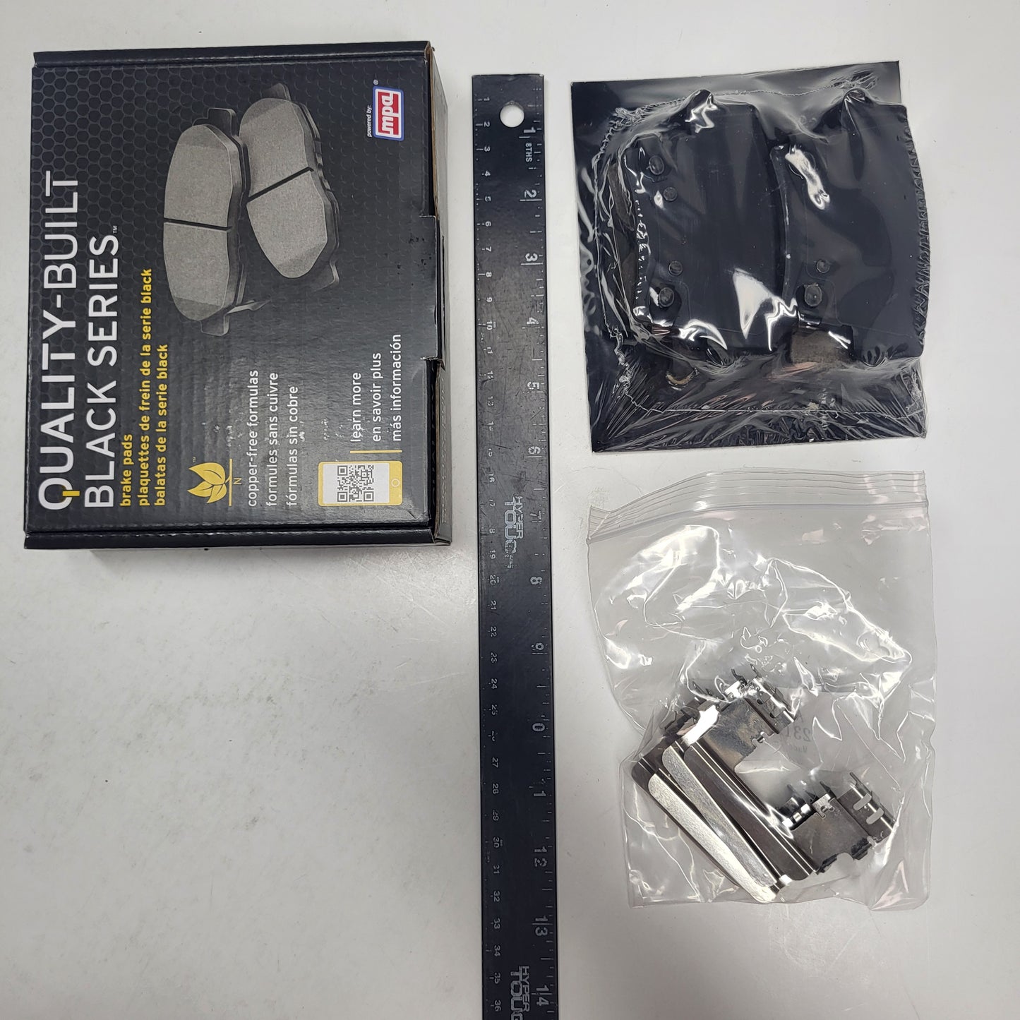 QUALITY-BUILT Ceramic Disc Brake Pad Set Black Rear 1003-1057BC