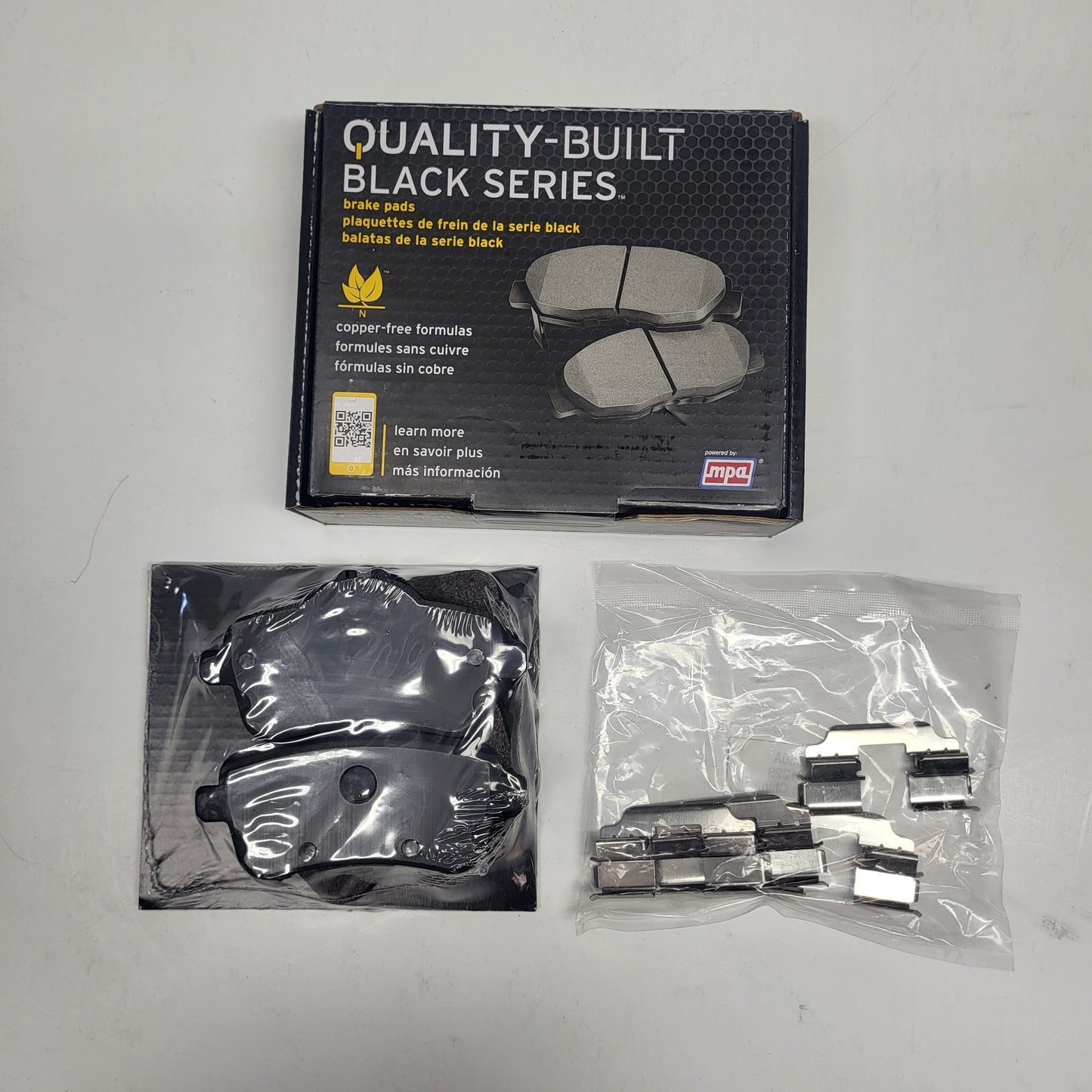 QUALITY-BUILT Semi-Metallic Disc Brake Pad Set Black Rear 1003-1630AM