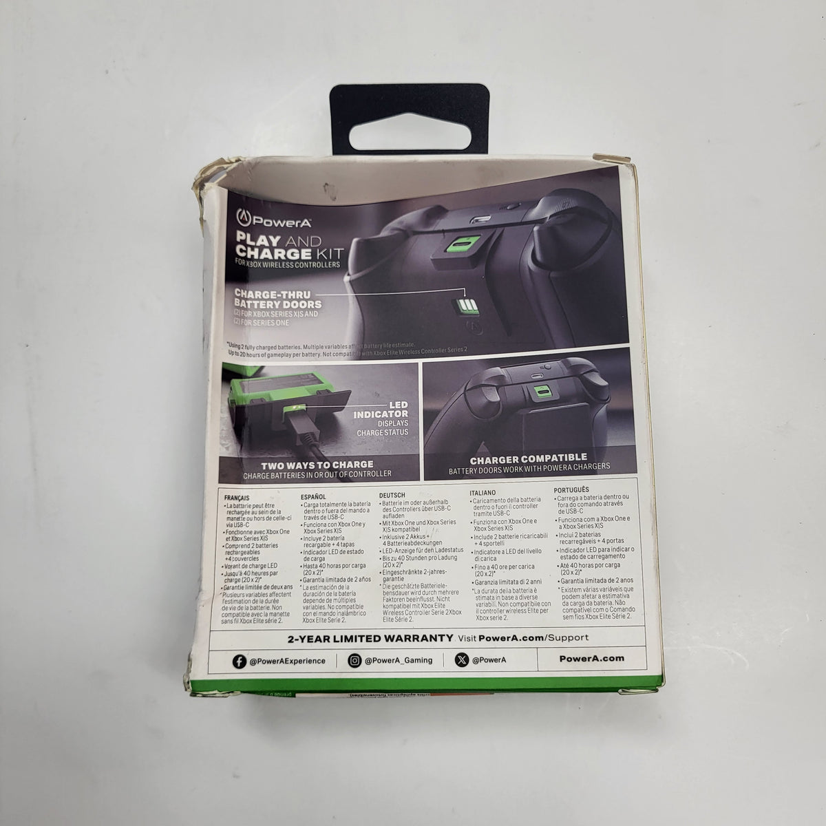 POWERA (2 PACK) Xbox Play & Charge Kit Xbox Series XBPWPLCC