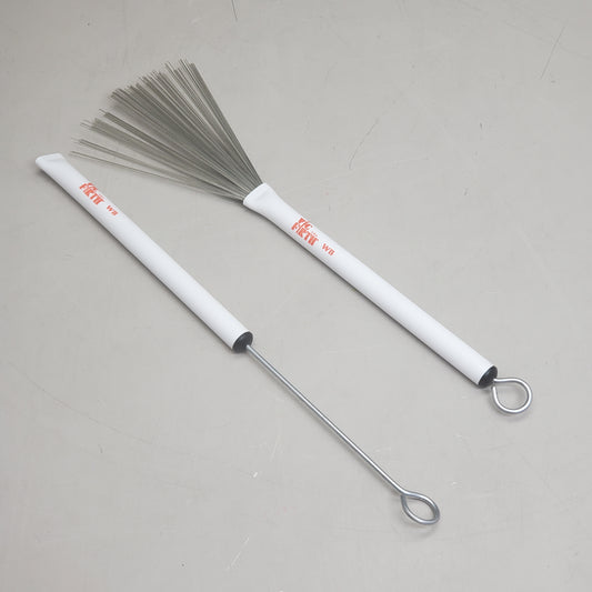 VIC FIRTH (2 Piece) Drum & Percussion Wire Brushes White