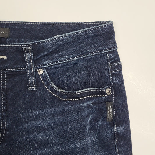 SILVER JEANS CO Suki Mid Rise Skinny Luxe Stretch Jeans Women's Sz 30/31 Oxford L93136edb418 Women's Sz 30/31 Oxford L93136EDB418