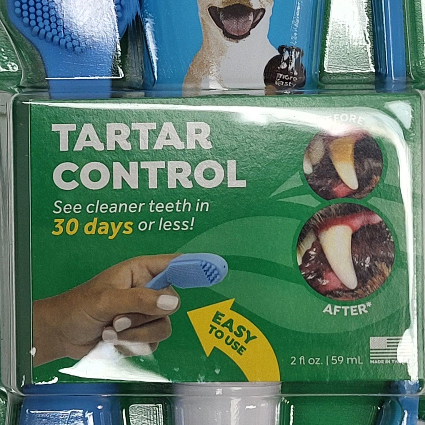 ZA@ TROPICLEAN (3 PACK) Fresh Breath Pet Enticers Peanut Butter & Honey Flavor 2 oz