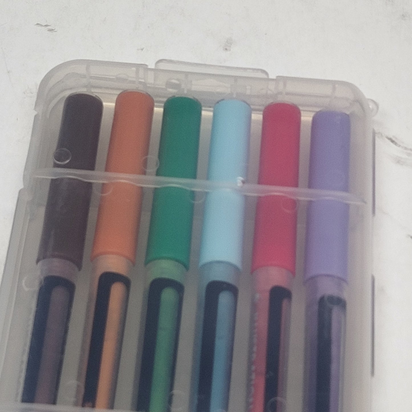 ZA@ SKETCHBOX (2 PACK) Signature Acrylic Brush Markers 6 Colors