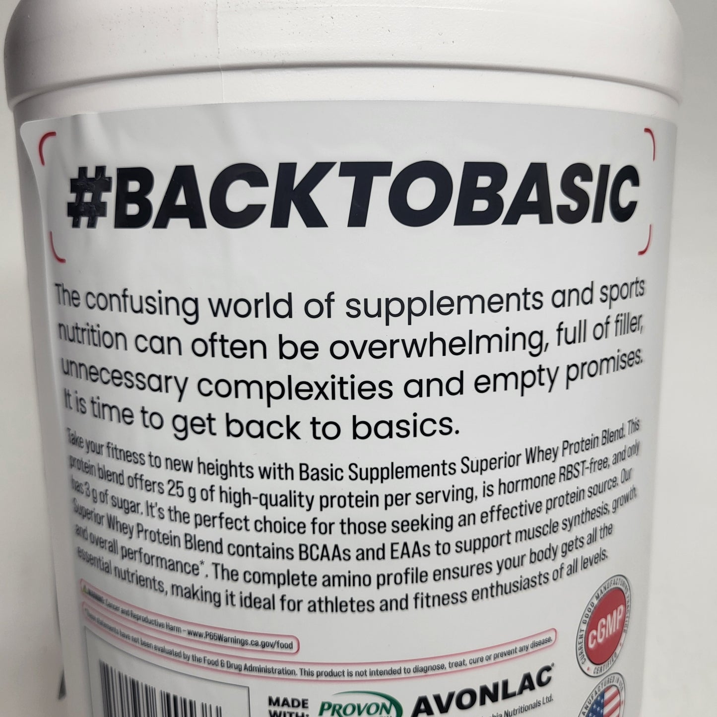 BASIC Basic Whey Protein Blend Muscle Building Boston Donut 5lbs BB 12/27