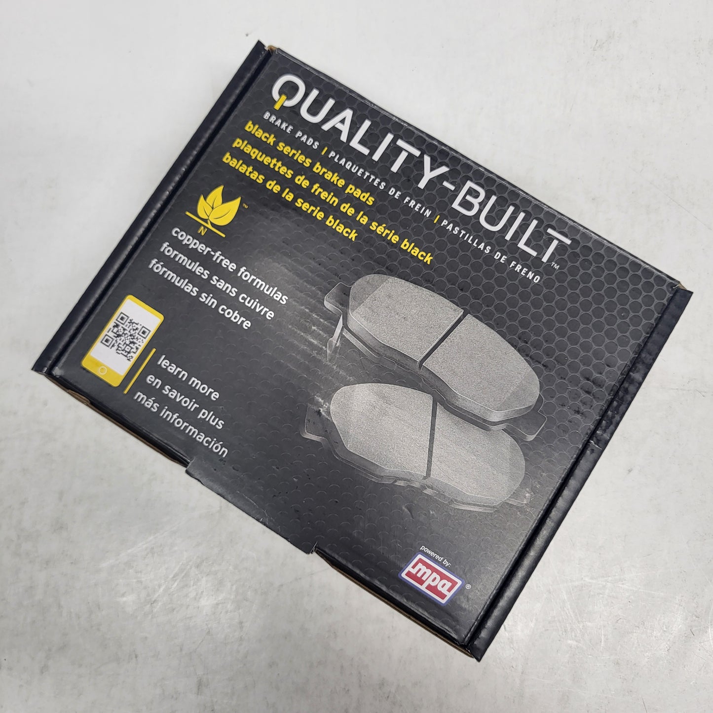 QUALITY-BUILT Ceramic Disc Brake Pad Set Black Rear 1003-1698C