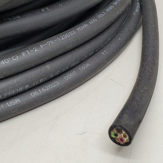 CAROL Flexible Cord Water Resistant Wire SOOW 14/4 x 250' Black 02768.85.01 600V
