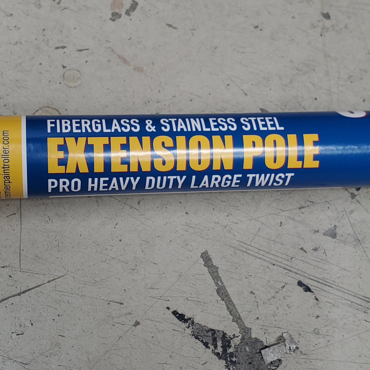 PREMIER Fiberglass & Stainless Extension Pole Heavy Duty Large Twist 5' - 10' Orange 84510