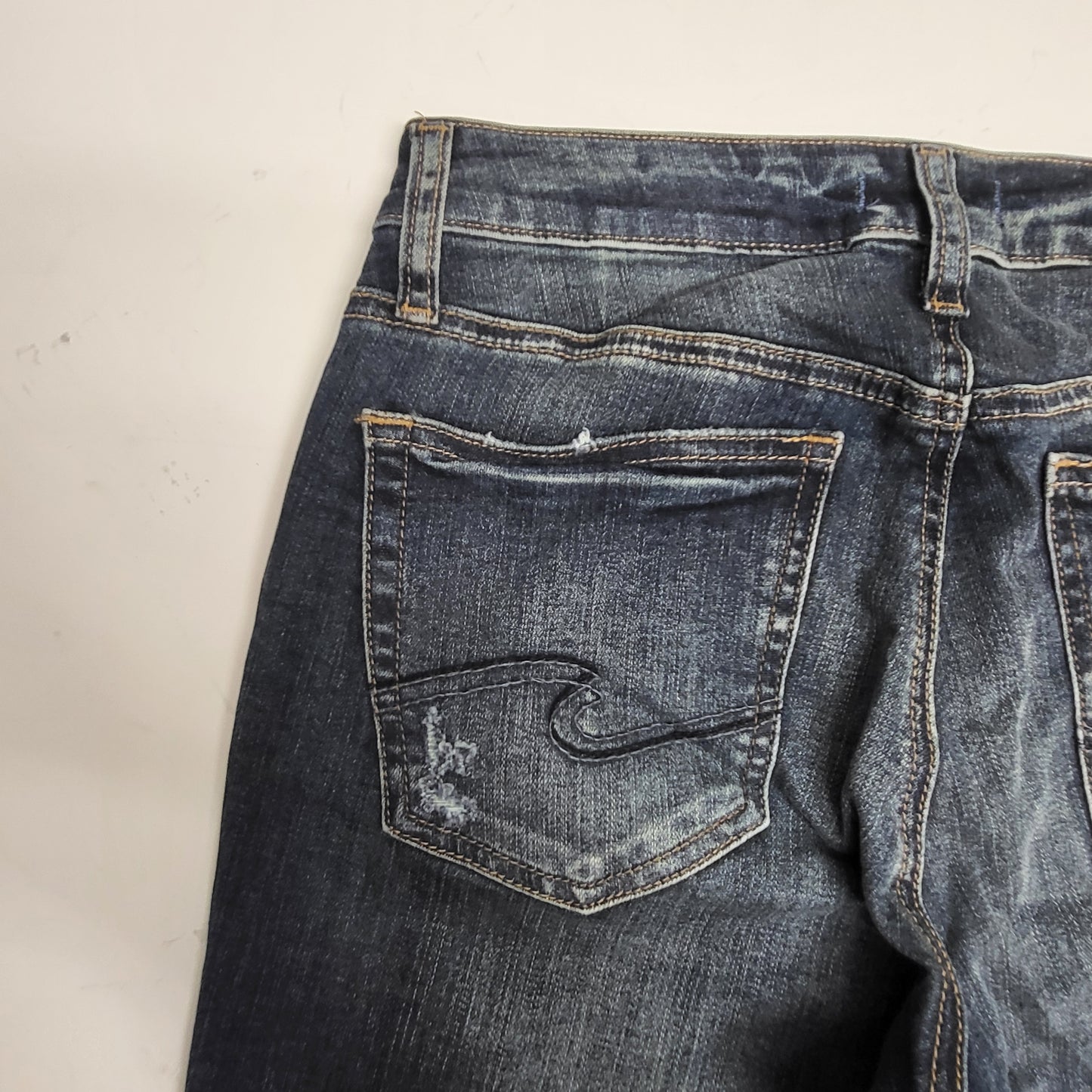 SILVER JEANS CO. Boyfriend Mid Rise Sz 28/29 Indigo L27101EGX360