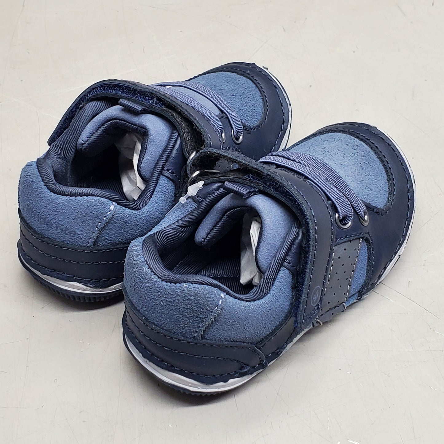 STRIDE RITE SRT Wes Sneaker Shoes Toddler SZ 8W Blue BB006903