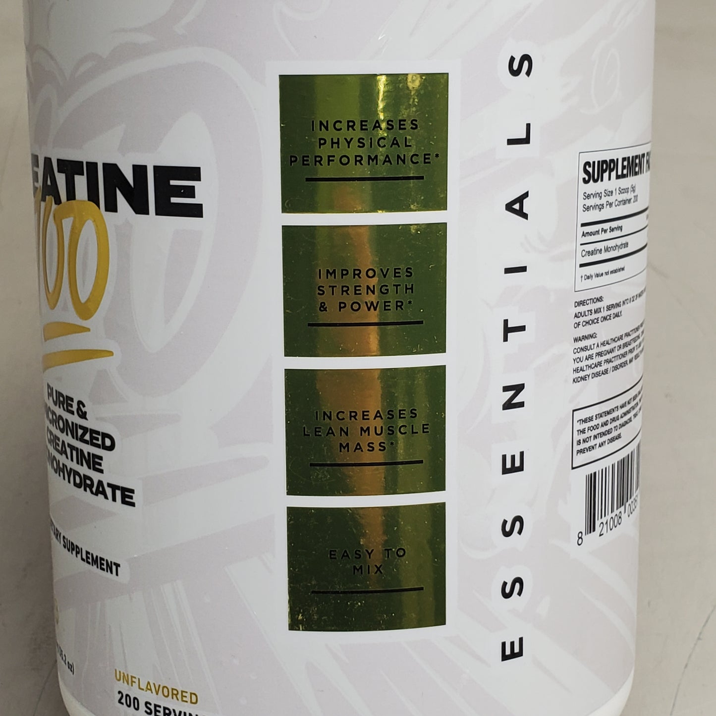 MAGNUM Creatine 100 Pure & Micronized Monohydrate 200 Serv 35.2 oz BB 04/27